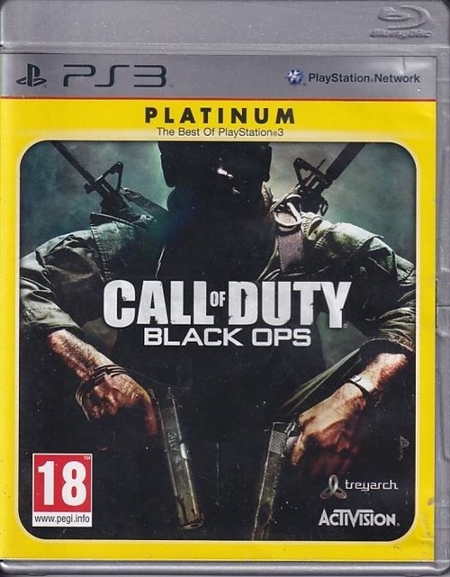 Call of Duty Black Ops Platinum - PS3 (B Grade) (Genbrug)